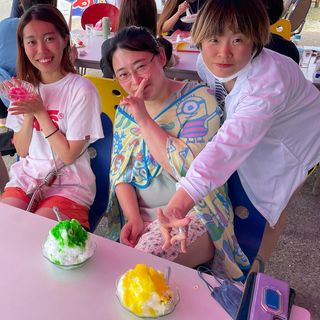 夏がくる〜♪海の家でかき氷！！今年も最高のロケーションで潜ったあとに夏を感じながら食べよー！